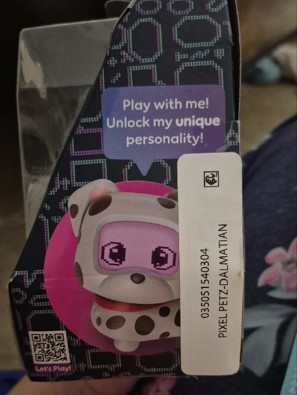 Pixel Petz Dalmatian Interactive Toy - White with Black Spots